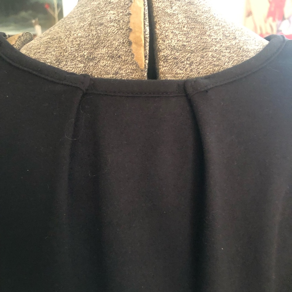 Smoke & Mirrors Women Black Long Sleeve Blouse Sheer Goth XL* - Picture 5 of 8